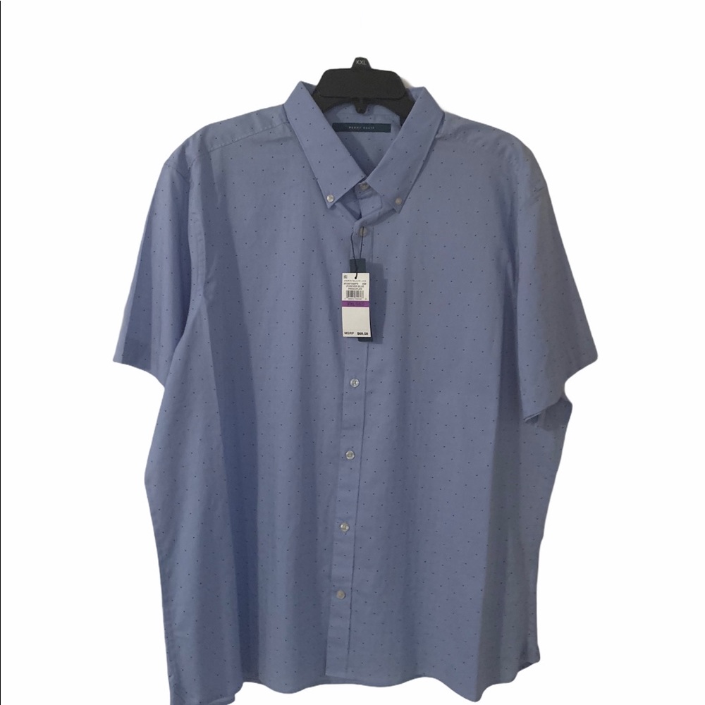 Perry Ellis button down sport shirt! Crisp!